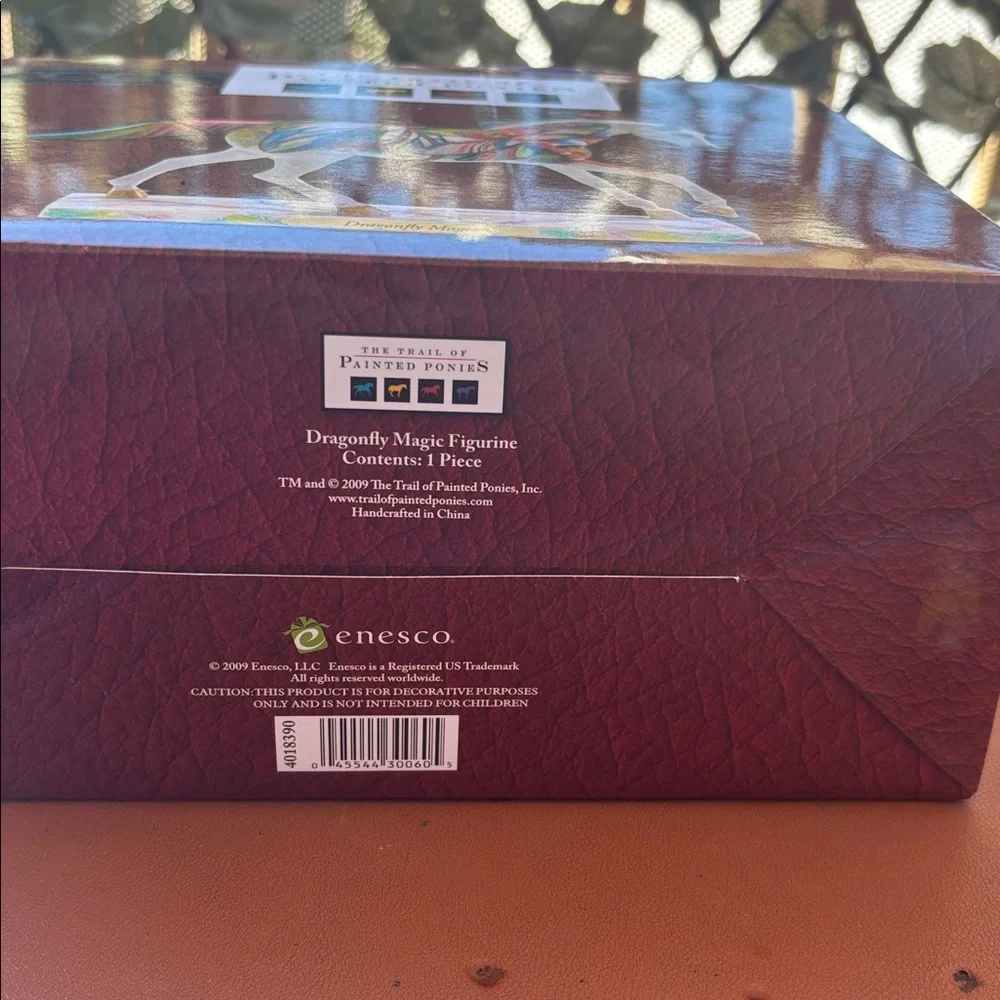 Enesco Trail of Painted Ponies Dragonfly Magic Horse Figurine in Box (retired) - Picture 4 of 6